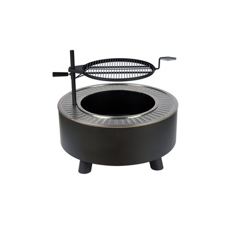 Black & Decker 34 Smokeless Wood Fire Pit with Grill BD17211